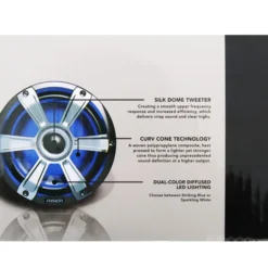 Fusion SG-FL77SPC Signature Marine Speakers With LED 7.7in 280W Chrome 15 Fusion SG-FL77SPC Signature Marine Speakers With LED 7.7in 280W Chrome -Cheap Fusion Store 010 01428 11 2 1