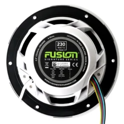 Fusion Signature Series 3 Sports White Coaxial Marine Speakers CRGBW LED 6.5in 230W -Cheap Fusion Store 108525 4 n