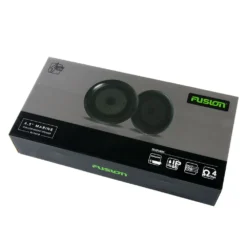 Fusion EL Series Shallow Mount Marine Speakers 6.5in 80W Black