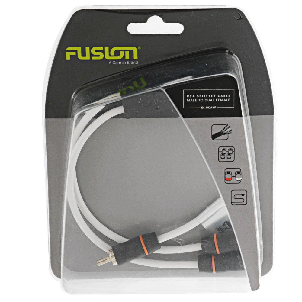 Fusion EL-RCAYF Standard RCA Splitter Cable 2x Female To 1x Male 1 Fusion EL-RCAYF Standard RCA Splitter Cable 2x Female To 1x Male