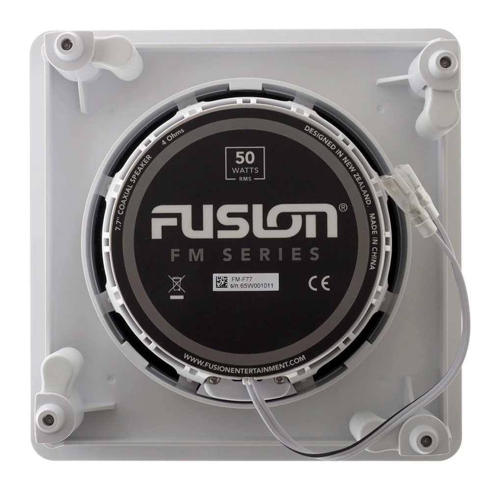 Fusion FM-F77SW Flush Mount Marine Speakers 7.7in 200W White 4 Fusion FM-F77SW Flush Mount Marine Speakers 7.7in 200W White - Image 4