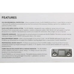 Fusion Sound-Panel All-in-One Shallow Mount Speaker System White -Cheap Fusion Store 91059 3