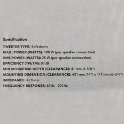 Fusion Sound-Panel All-in-One Shallow Mount Speaker System Black -Cheap Fusion Store 91060 4