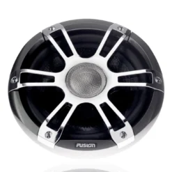 Fusion Signature 3 Sports Chrome LED Marine Speakers 8.8in 330W -Cheap Fusion Store sg cl88spc front tilted reflection