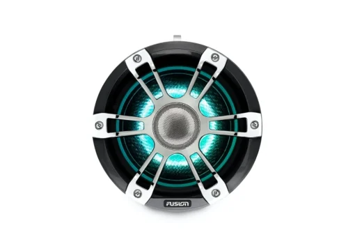 Fusion Signature 3 Sports Chrome LED Marine Wake Tower Speakers 7.7in 280W -Cheap Fusion Store sg crgbw wts spc front chrome 77