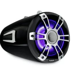 Fusion Signature 3 Sports Chrome LED Marine Wake Tower Speakers 7.7in 280W -Cheap Fusion Store sg crgbw wts spc right facing chrome 77
